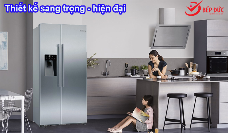 Tủ lạnh side by side Bosch KAI93VIFP thiết kế sang trọng